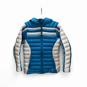 Spyder Puffer Coat | Blue & White | Youth XL/Adult S